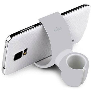 Suporte de Smartphone Rotativo para Grelha do Carro - Branco
