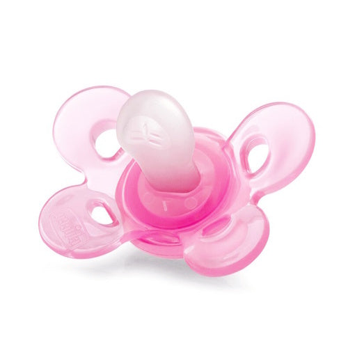 Conjunto de Biberões + Chupeta Chicco NaturalFeeling Girl 0M+ - Rosa