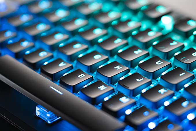 Teclado Gaming Roccat Vulcan 120 Aimo Mecânico - US RGB (Brown Switch)