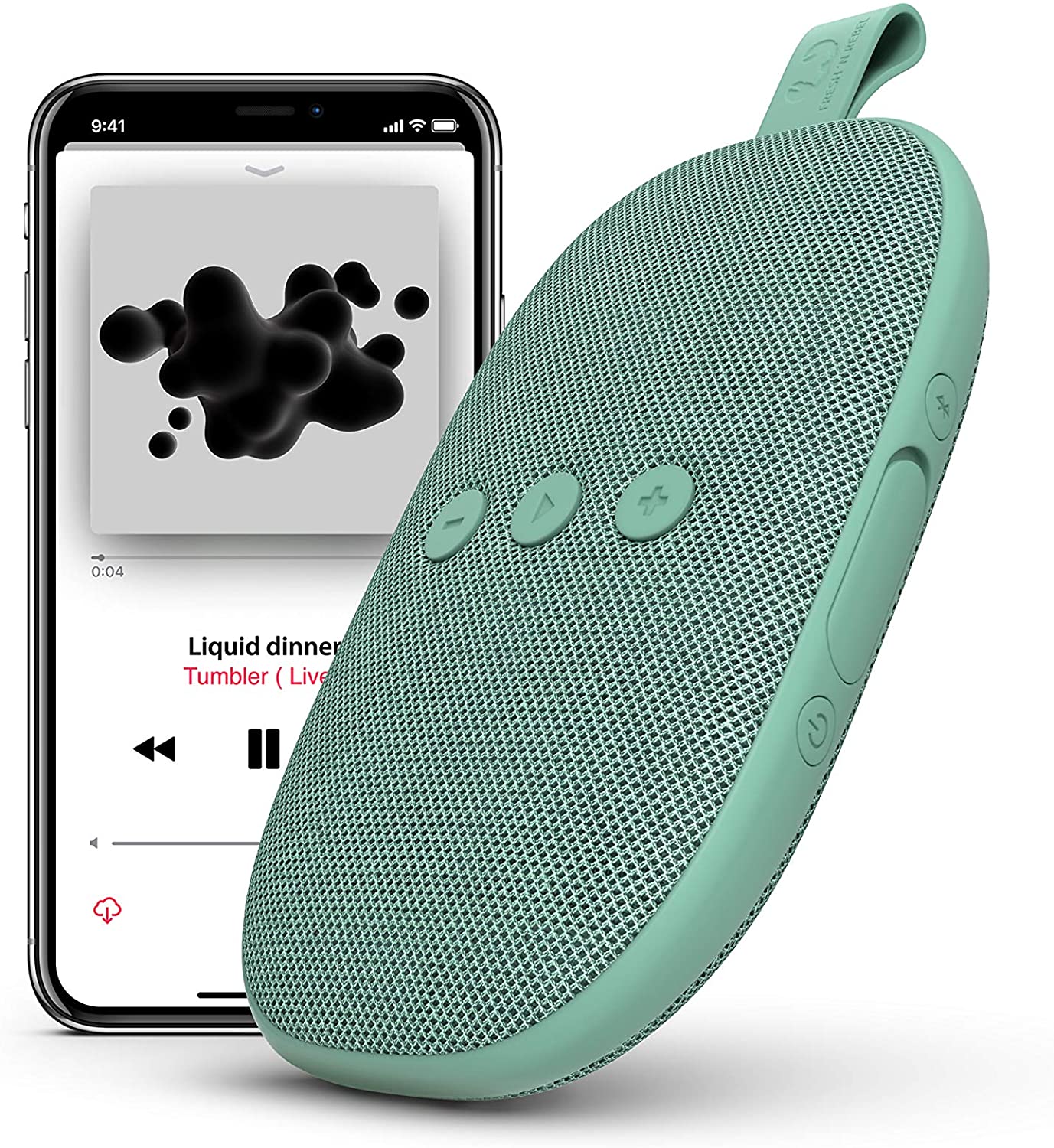 Coluna Portátil Fresh 'n Rebel Rockbox Bold X Bluetooth Verde 1RB6600MM