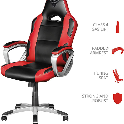 Cadeira Gaming Trust GXT705 Ryon Vermelho