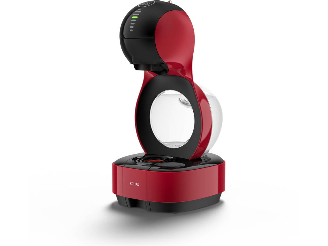 Máquina de Café Cápsulas Dolce Gusto Krups Lumio KP3505P12 Vermelha + 60 Cápsulas
