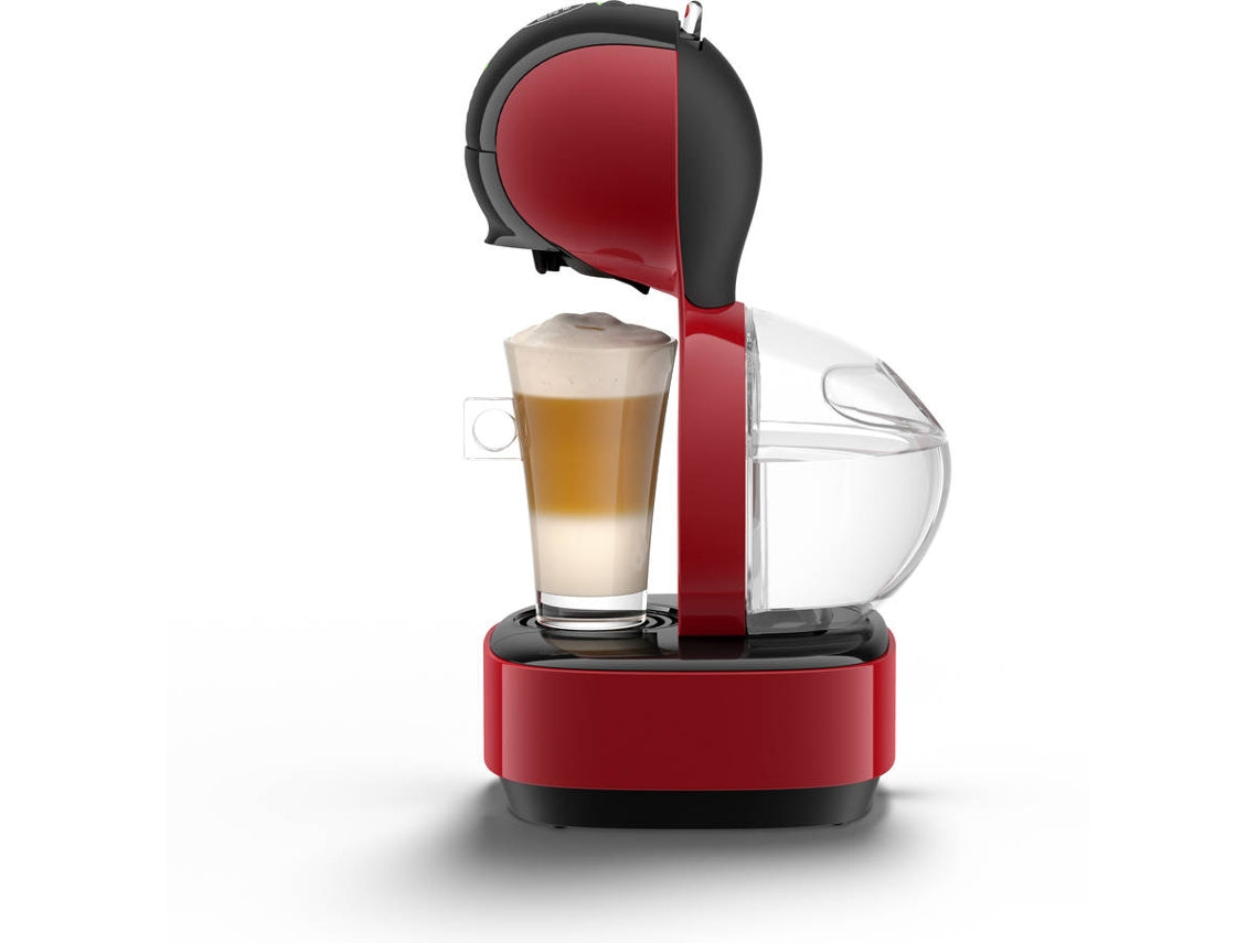 Máquina de Café Cápsulas Dolce Gusto Krups Lumio KP3505P12 Vermelha + 60 Cápsulas