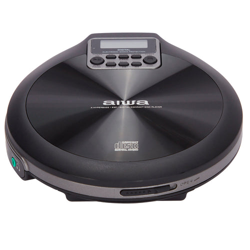 Leitor CD Portátil MP3 Aiwa PCD-810BK Preto