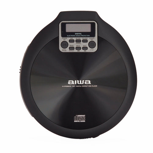 Leitor CD Portátil MP3 Aiwa PCD-810BK Preto