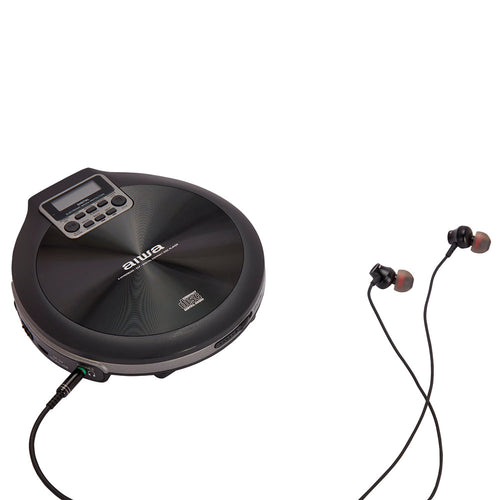 Leitor CD Portátil MP3 Aiwa PCD-810BK Preto