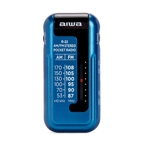 Rádio Portátil de Bolso Aiwa R-22BL Azul