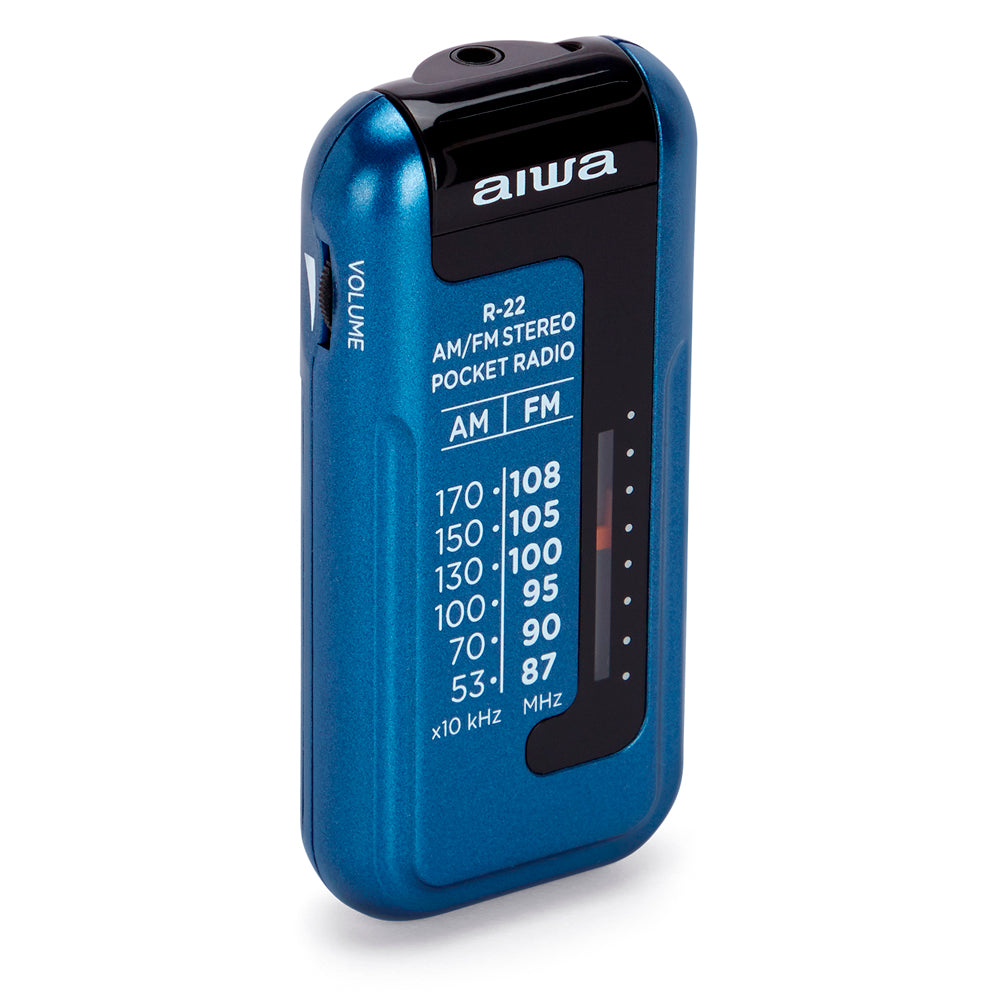 Rádio Portátil de Bolso Aiwa R-22BL Azul