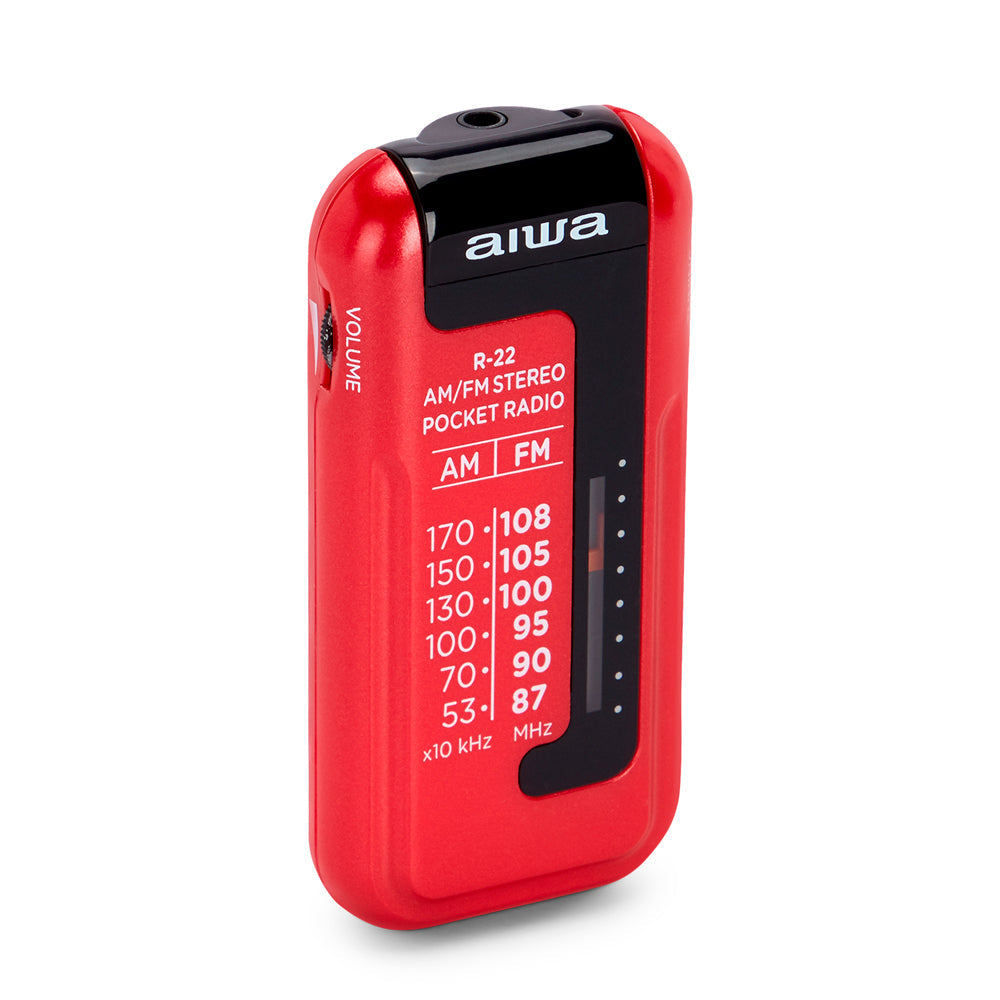 Rádio Portátil de Bolso Aiwa R-22RD Vermelho