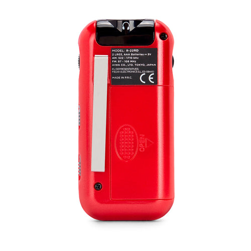 Rádio Portátil de Bolso Aiwa R-22RD Vermelho