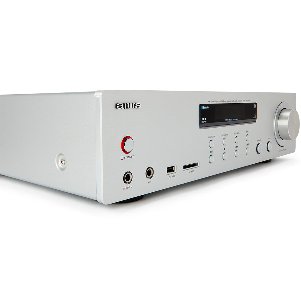 Amplificador Aiwa AMU-120BTSR Prateado