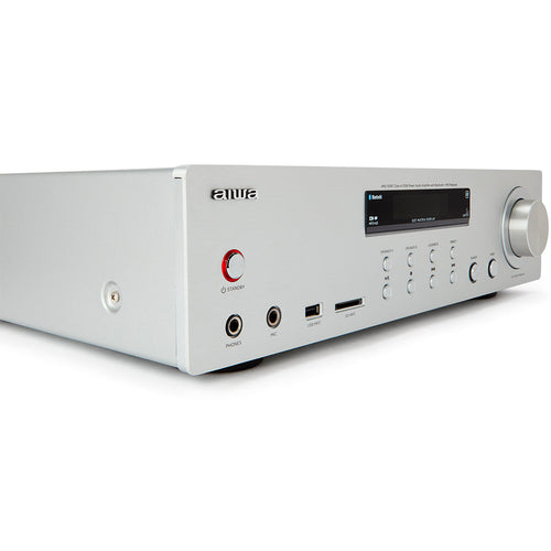 Amplificador Aiwa AMU-120BTSR Prateado