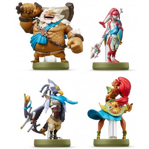 Amiibo The Legend of Zelda: Breath of the Wild - Pack 4 Figuras (The Champions)