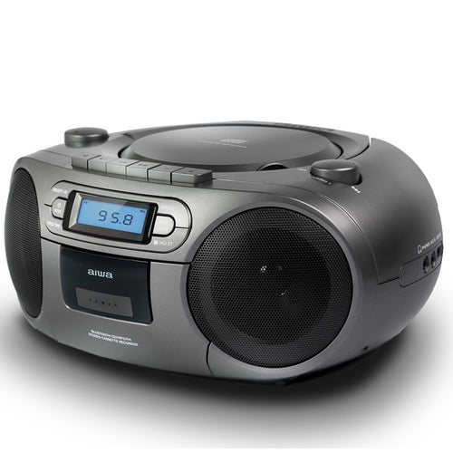 Rádio CD Aiwa BBTC-550MG CD MP3 K7 Bluetooth Preto