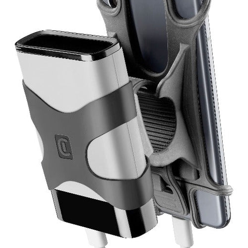 Suporte Smartphone Cellularline Universal Bicicleta Rider Power Bank