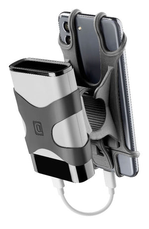 Suporte Smartphone Cellularline Universal Bicicleta Rider Power Bank