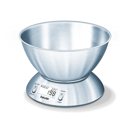 Balança de Cozinha Beurer com Taça Inox KS 54