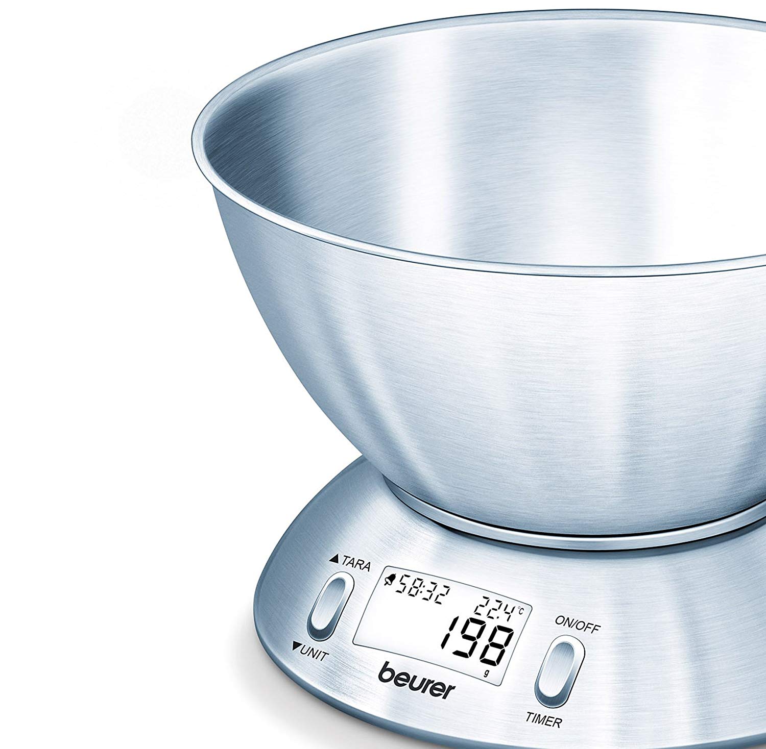 Balança de Cozinha Beurer com Taça Inox KS 54