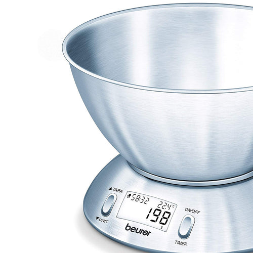 Balança de Cozinha Beurer com Taça Inox KS 54