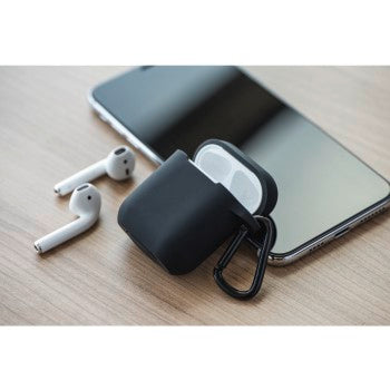 Bolsa Silicone Hama Airpods Preto