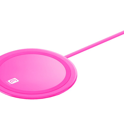 Carregador Wireless Qi Cellularline NEON Rosa