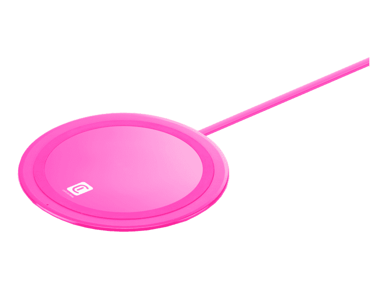 Carregador Wireless Qi Cellularline NEON Rosa