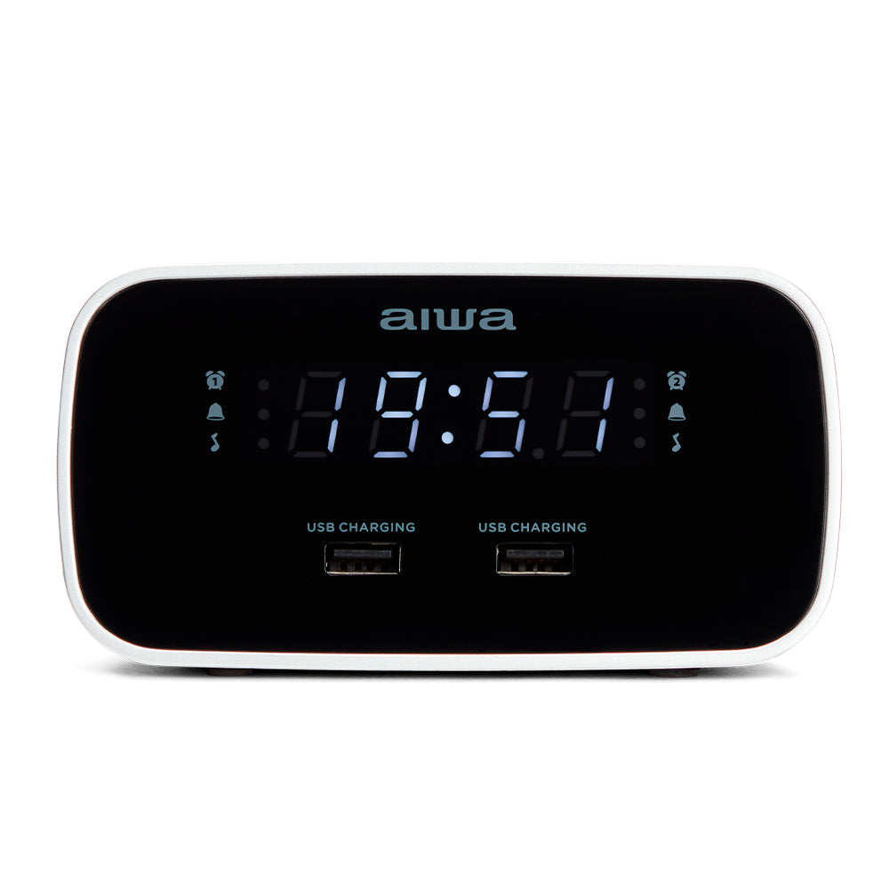 Rádio Despertador Aiwa CRU-19BK Preto