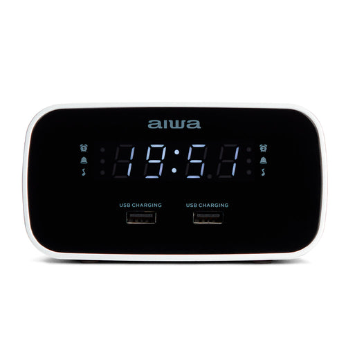 Rádio Despertador Aiwa CRU-19BK Preto