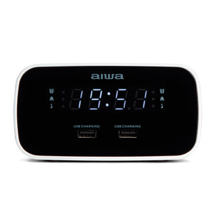 Rádio Despertador Aiwa CRU-19BK Preto