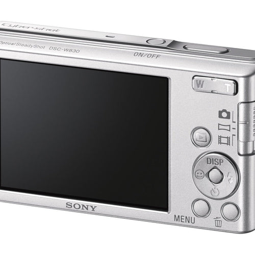 Máquina Fotográfica Sony DSC-W830 Prata - 20 MP | Zoom 8x | 1/2.3" | f3.3-6.3