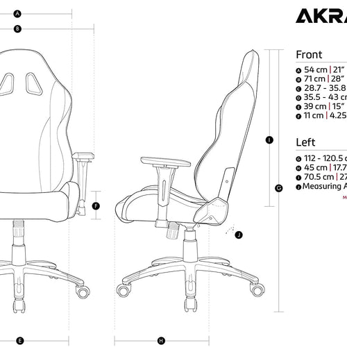 Cadeira Gaming AKRacing L Series California Laguna