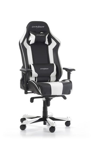 Cadeira Gaming DXRacer King K06-Preto e Branco