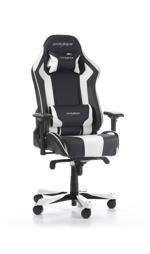 Cadeira Gaming DXRacer King K06-Preto e Branco