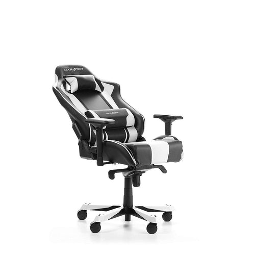 Cadeira Gaming DXRacer King K06-Preto e Branco
