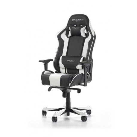 Cadeira Gaming DXRacer King K06-Preto e Branco