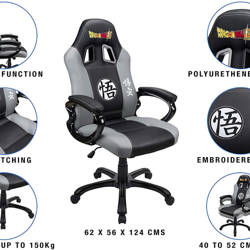 Cadeira Gaming Subsonic Cadeira Dragon Ball Cinza