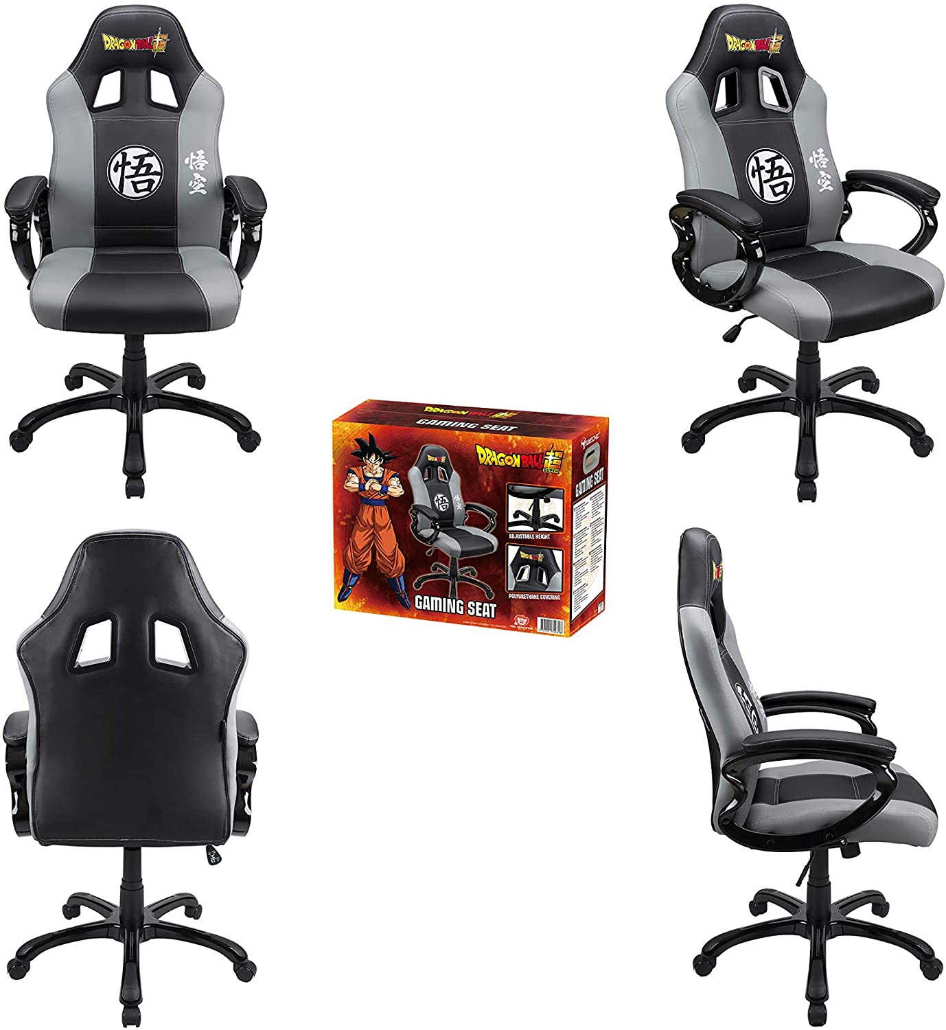 Cadeira Gaming Subsonic Cadeira Dragon Ball Cinza