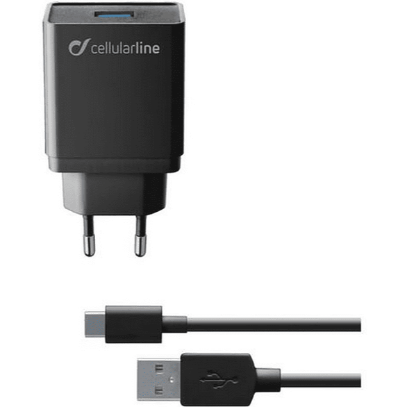 Carregador Cellularline Kit Casa USB-C 10W