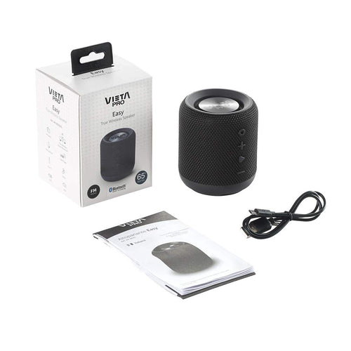 Coluna Portátil Vieta Pro Easy Bluetooth FM USB Preta