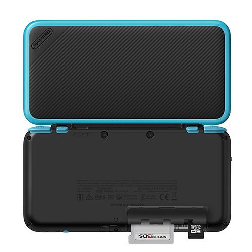 Consola New Nintendo 2DS XL (Preto + Azul Turquesa)