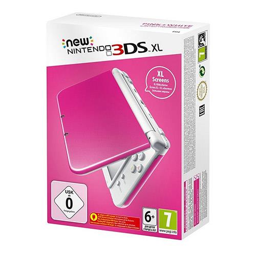 Consola New Nintendo 3DS XL Rosa e Branco