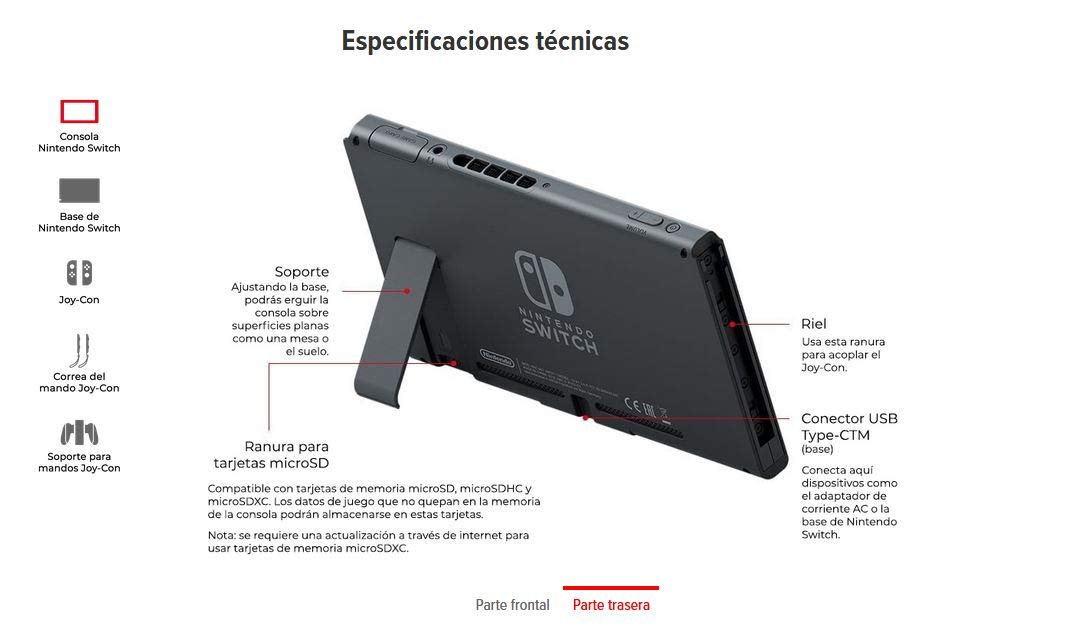 Consola Nintendo Switch Cinza V2