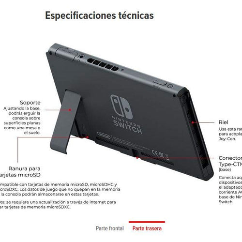 Consola Nintendo Switch Cinza V2