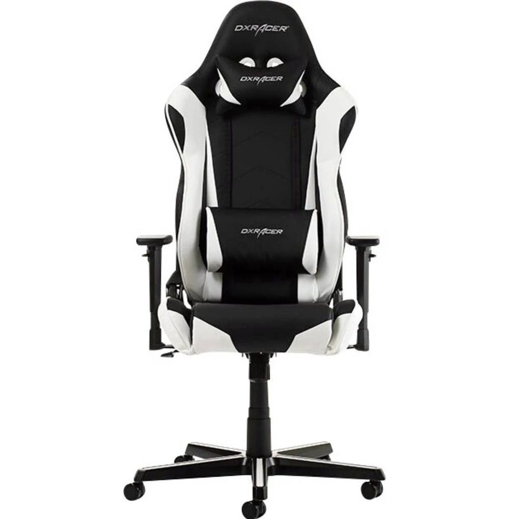 Cadeira Gaming DXRacer Racing R0 - Preto e Branco