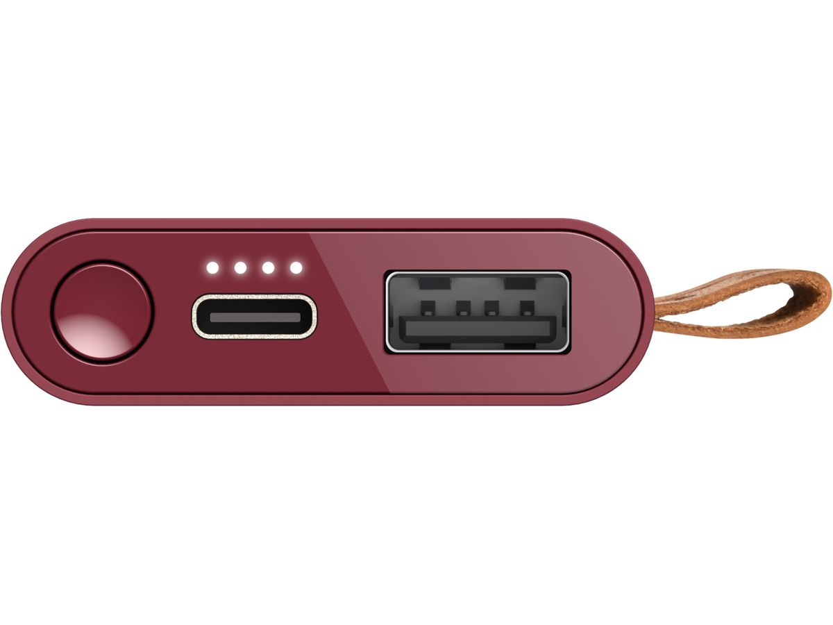 Powerbank Fresh'n Rebel 3000 mAh Vermelho