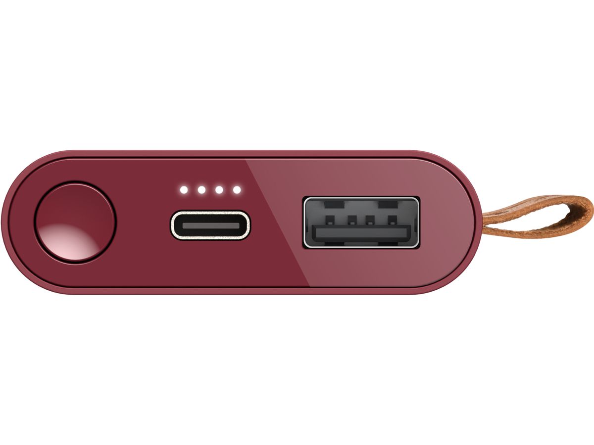 Powerbank Fresh 'n Rebel 6000mAh Vermelho