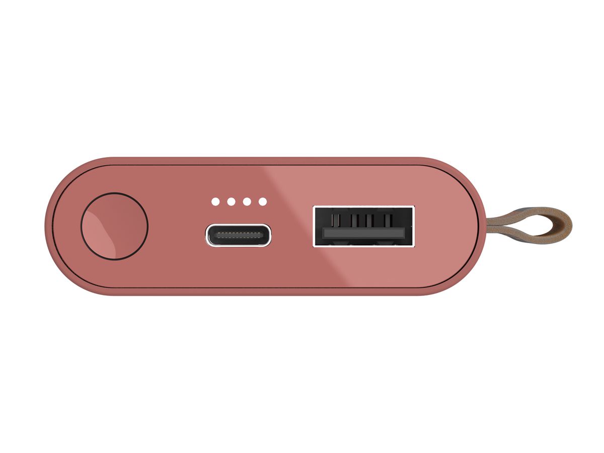 Powerbank Fresh'n Rebel 6000 mAh USB-C Vermelho
