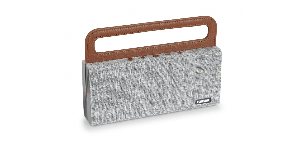 Coluna Portátil Fonestar Handy-G Bluetooth Cinza/Castanho