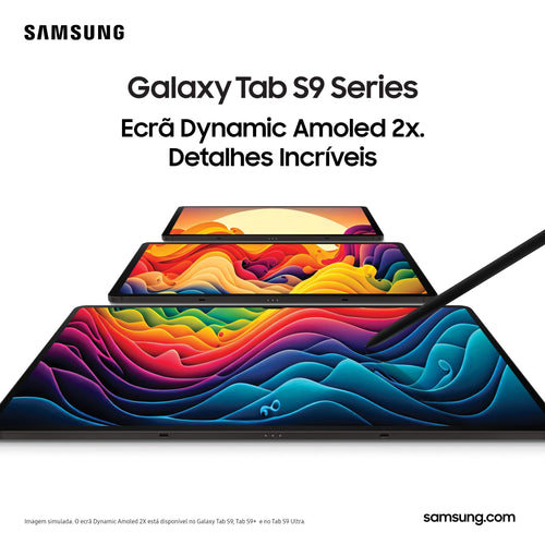 Tablet Samsung Galaxy Tab S9+ Preto - 12.4" 512GB 12GB RAM Octa-core 5G