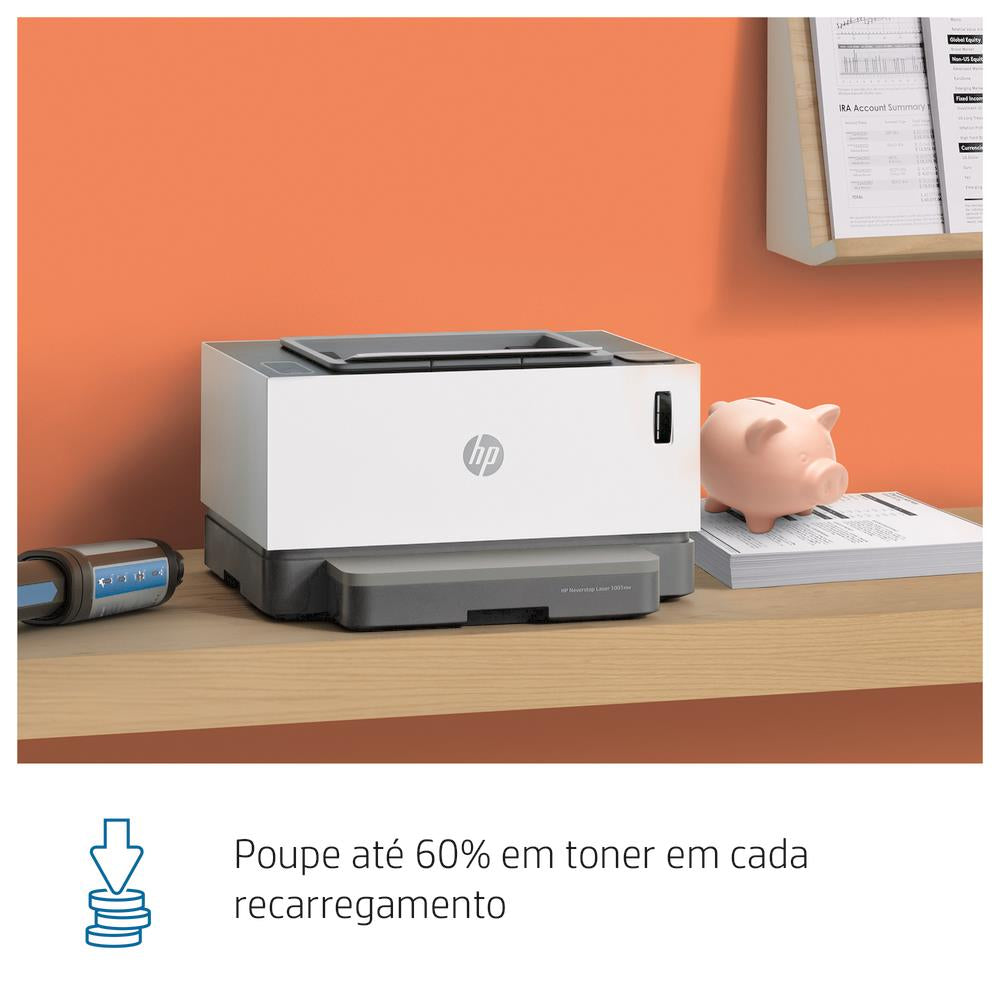 Impressora HP Neverstop Laser 1001nw Mono Ethernet Wireless